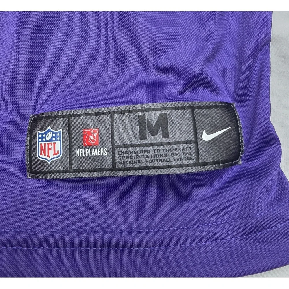 Nike On-Field Dri-Fit Minnesota Vikings Stefon Diggs Stitched NFL Purple Jersey